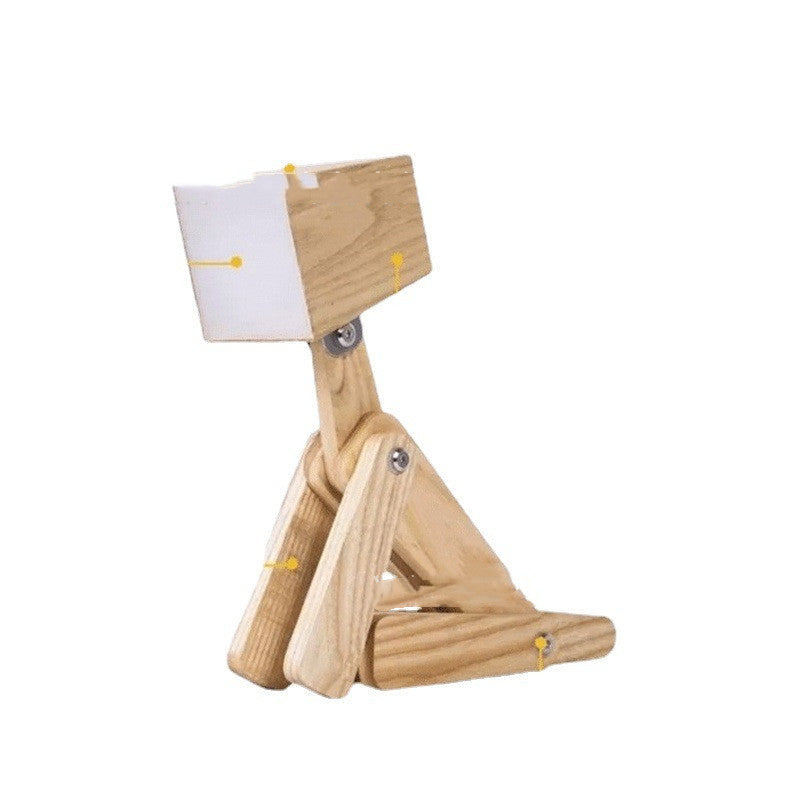 Wooden Adjustable Dog Desk Lamp Creative Children's Reading Lamp