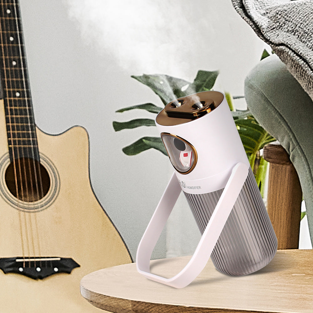 HOMEFISH \New Arrival 300ml Humidifier 2000 mAh Battery Operation Air Humidifier For Bedroom