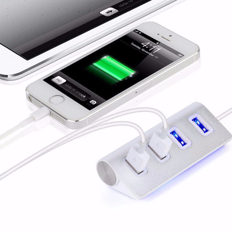 Compatible with Apple, Four-port USB 2.0 HUB hub
