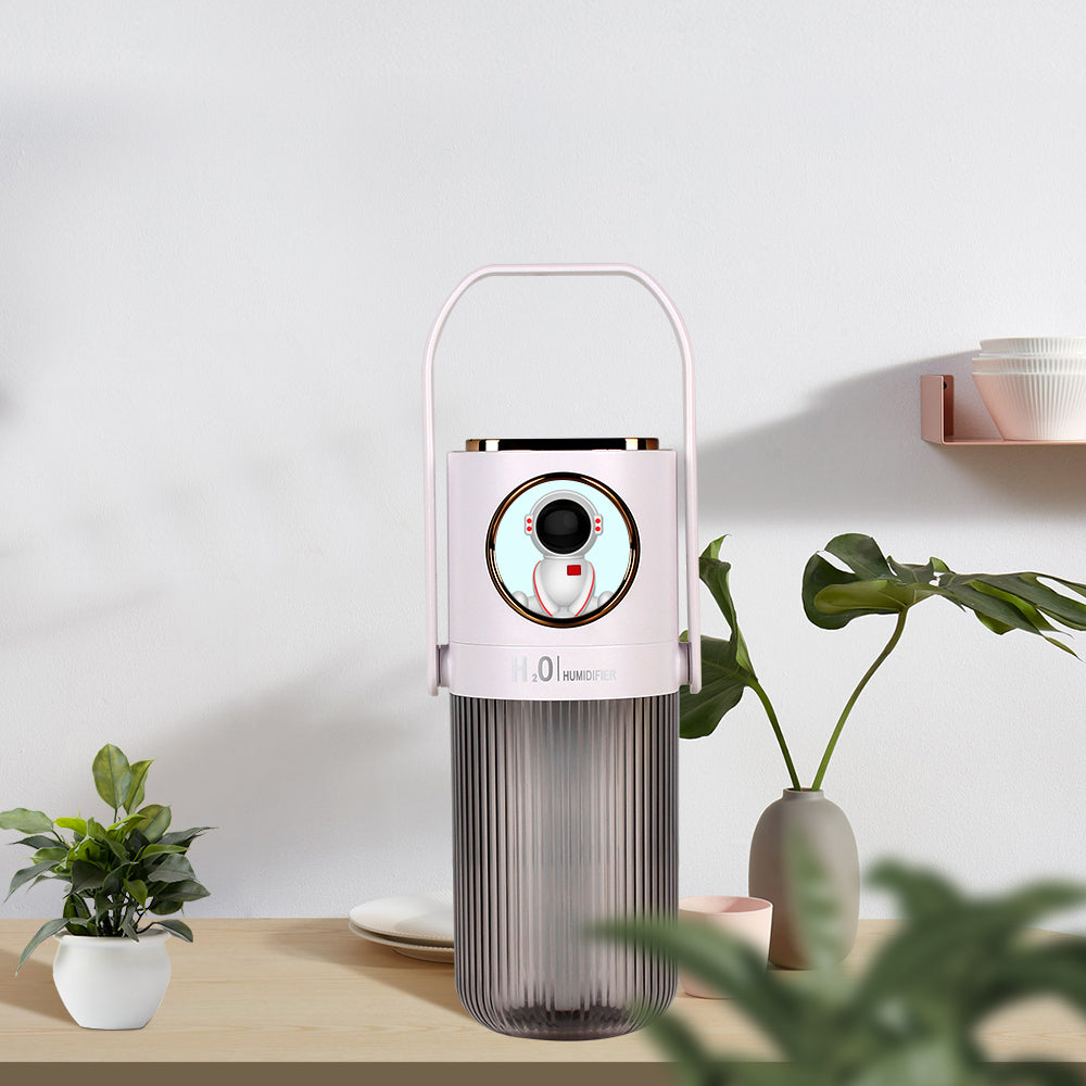 HOMEFISH \New Arrival 300ml Humidifier 2000 mAh Battery Operation Air Humidifier For Bedroom